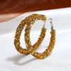 Chic, Opulent, and Radiant Hoop Earrings