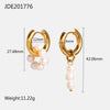 Uneven Pearl Drop Earrings