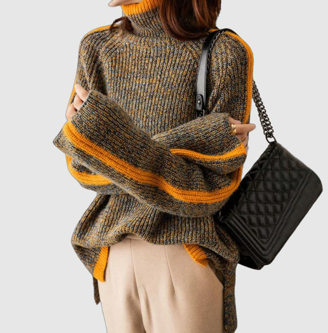 Oversized Turtleneck Sweater - 2