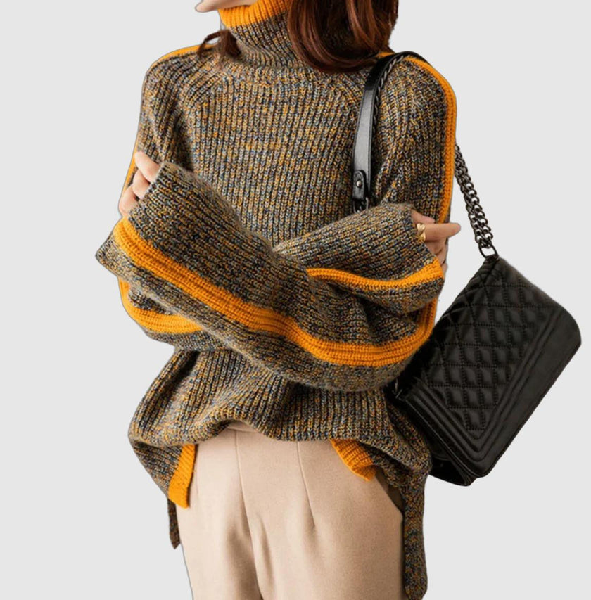 Oversized Turtleneck Sweater - 2