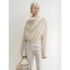 FJØRNA women's linen top featuring a lightweight, breathable design with a relaxed fit and natural fabric texture.