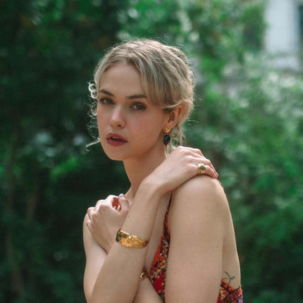 ELMELUND | Gold-Finished Signet Ring