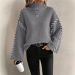 Casual Knitted Sweater Loose Fit