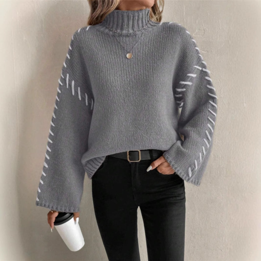 Casual Knitted Sweater Loose Fit