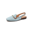 Ankle Strap Buckle Flat Sandals Women