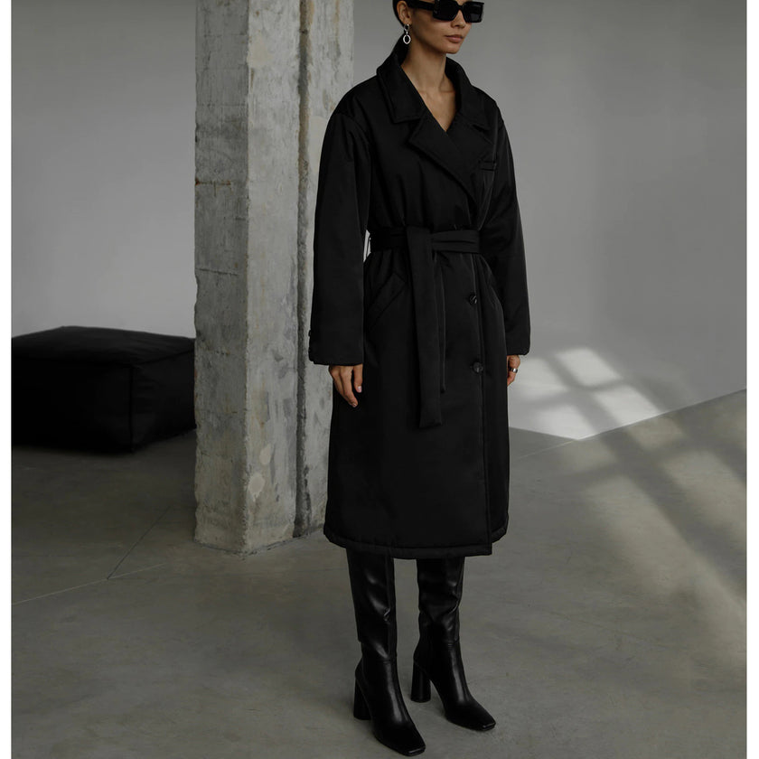 Chic Long Jacket Beige - 6