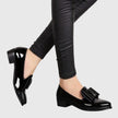 FJØRNA women's orthopedic loafers with slip-on design, arch support, and cushioned comfort for all-day wear.