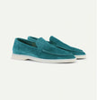 Matte Suede Slip-On Loafers - 13