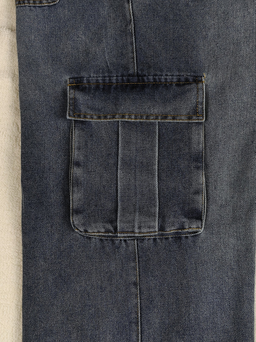 Elastic Ankle Jeans Light Blue