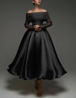 Pink satin midi dress for women by FJØRNA featuring a strapless, A-line silhouette with a shawl and strappy design.