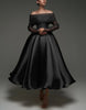 Pink satin midi dress for women by FJØRNA featuring a strapless, A-line silhouette with a shawl and strappy design.
