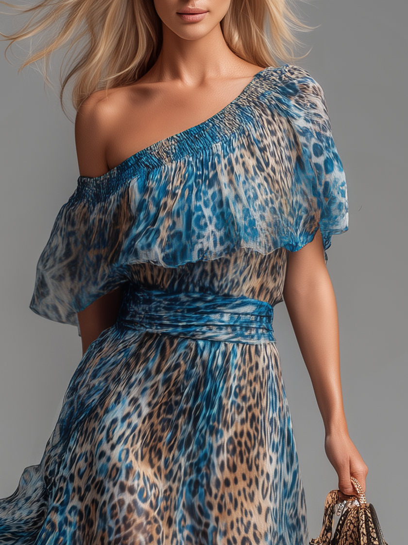 Chiffon Off-Shoulder Maxi Dress | Evening Dress