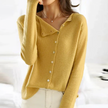 Soft Knit Cardigan Sweater White - 5