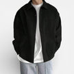Men's FJØRNA overshirt jacket in classic smart casual fit, shown in a relaxed fit with button details and fabric texture.