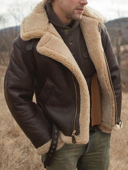 Enzo Lambskin Leather Jacket