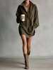 Suede Mini Dress For Women