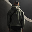 Casual Hooded Sweater Dark Gray