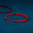 Emily - Stones 925 Sterling Silver Lucky Golden Bead Braided String Bracelet Anklet