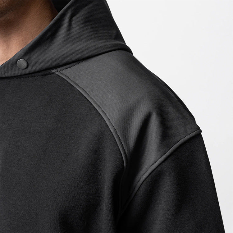 Casual Hooded Sweater Dark Gray