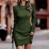 Mira | Long-Sleeve Ribbed Sweater Dress