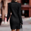 Mira | Long-Sleeve Ribbed Sweater Dress