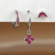 FJØRNA unisex piercing set with gold and green accents, stylish accessories for women featuring comfortable, effortless designs.