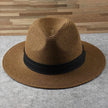 FJØRNA Carolous men's handcrafted classic Panama hat in white, featuring a wide brim and elegant design.