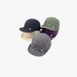 Black men's FJØRNA adjustable hat with a Taylor packable design, featuring a classic cap style and comfortable fit.
