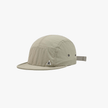 Black men's FJØRNA adjustable cap featuring a classic hat design, packable and suitable for casual outdoor wear.