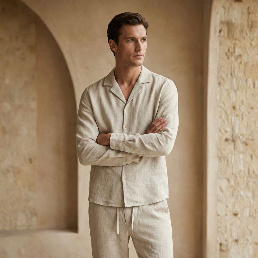 Linen Co-Ord Set Men | FJRNA Linen Co-Ord Set Men | FJRNA
