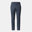 FJØRNA men's linen relaxed fit trousers in white, showcasing a comfortable, stylish pant with a tailored fit and subtle detailing.