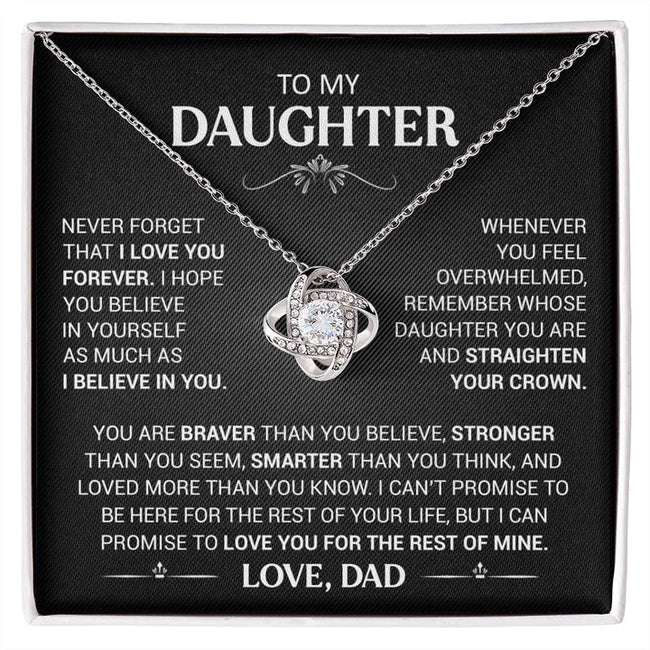 Sofia | Gift, To My Daughter - Love Knot Necklace