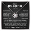 Sofia | Gift, To My Daughter - Love Knot Necklace