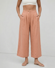 Linen Culotte Trousers Women