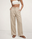 Linen Culotte Trousers Women
