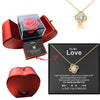 Eva | Eternal Rose Necklace Set