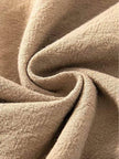 FJØRNA linen summer trousers for women with high waist and wide-leg design, featuring a drawstring for a relaxed fit.