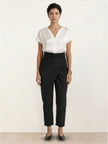 FJØRNA lightweight summer women’s high-waist wide-leg trousers with pockets, stylish and comfortable for warm weather.