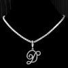 Fjorna | Women's Necklace Silver Adjustable 18 Inch Cubic Zirconia 5