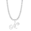 Fjorna | Women's Necklace Silver Adjustable 18 Inch Cubic Zirconia 1