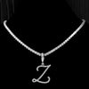 Fjorna | Women's Necklace Silver Adjustable 18 Inch Cubic Zirconia 29