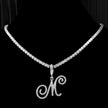 Fjorna | Women's Necklace Silver Adjustable 18 Inch Cubic Zirconia 16