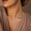 Lyra | Custom Name on Necklace with Box Chain
