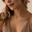 Linnea | Minimalist Summer Name Necklace in Gold or Silver