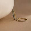 Aurora | Eternity Birthstone Ring in 925 Sterling Silver