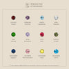 Aurora | Eternity Birthstone Ring in 925 Sterling Silver