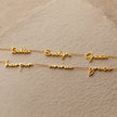 Elina | Dainty Custom Name Necklace 2 Names or  Name Necklace 3 Names
