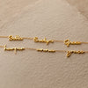 Elina | Dainty Custom Name Necklace 2 Names or  Name Necklace 3 Names