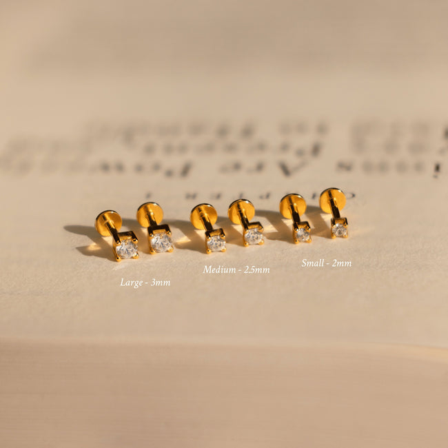 Daisy – Women’s Dainty Diamond Stud Earrings | Elegant Comfort 1