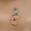 Stella | Custom Toi et Moi Birthstone Ring in 925 Sterling Silver